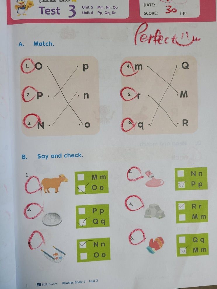 Phonics 2 - (단모음) 4월 7일 반이 Open 됩니다~^^ 관련 사진